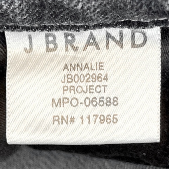 J Brand Annalie High Waist 3 Button Stretch Skinny Blue Jeans Size 24 - Picture 10 of 11
